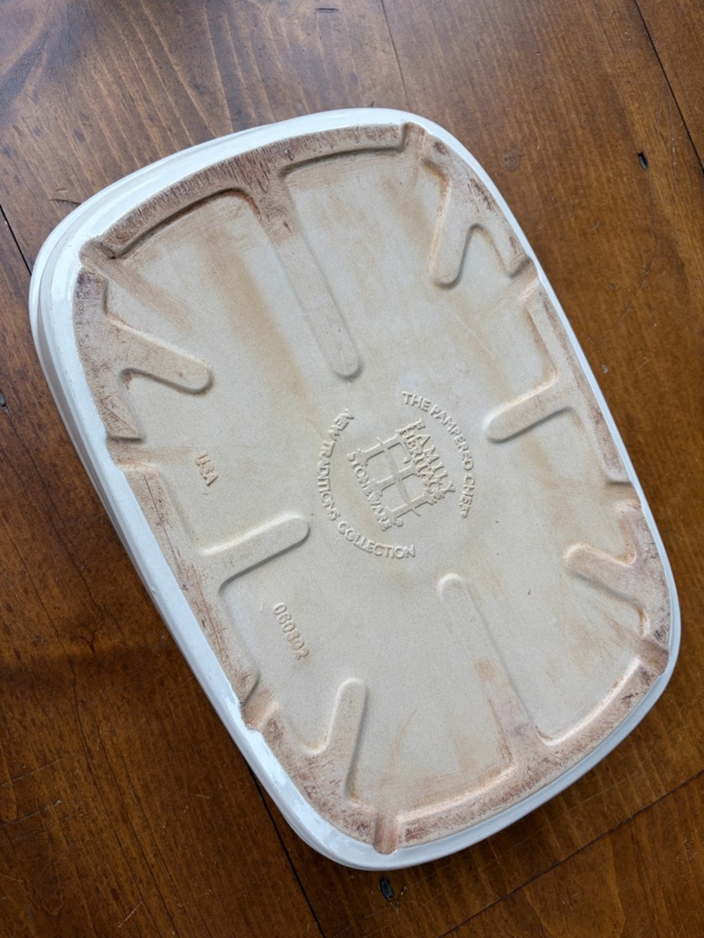 The Pampered Chef Stoneware 9x13 Rectangle Baker Baking Dish - Picture 5 of 13